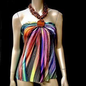 Sky Stone Vibrant Halter Top